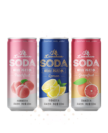 嶗山果味蘇打水（330ml）